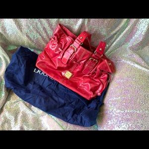 Dooney and Bourke pink patent leather bag